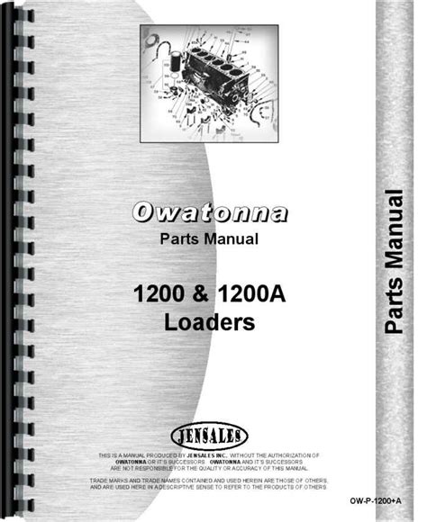 owatonna 1200 skid steer parts|owatonna 1200 manual.